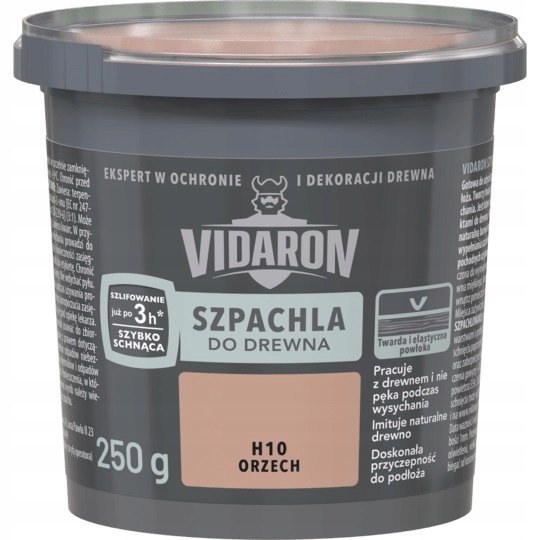 SZPACHLA DO DREWNA ORZECH 250g VIDARON