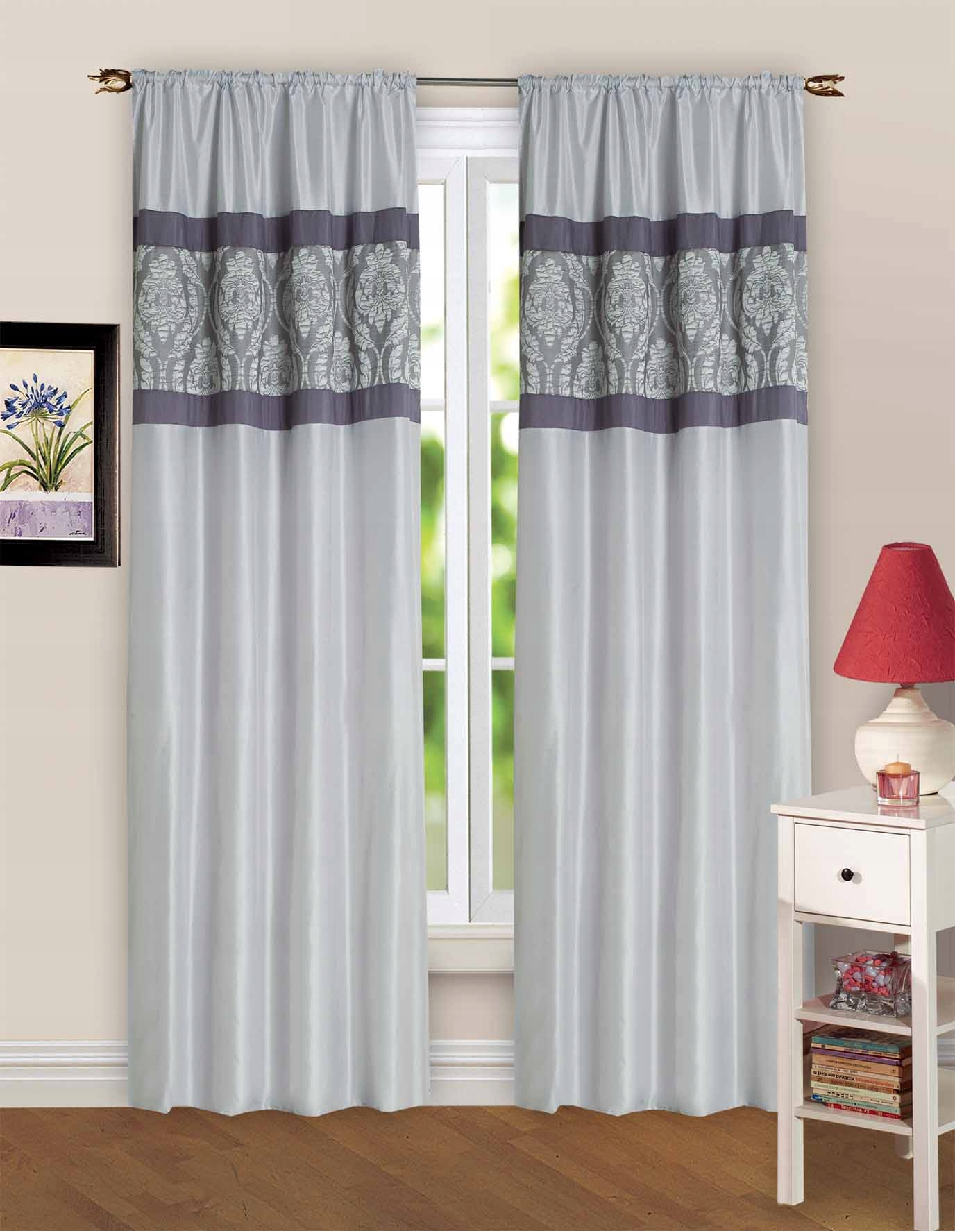 ZASŁONA satyna ZASŁONY 145x250 TAŚMA taśmie WZORY Kod produktu elana2_pl