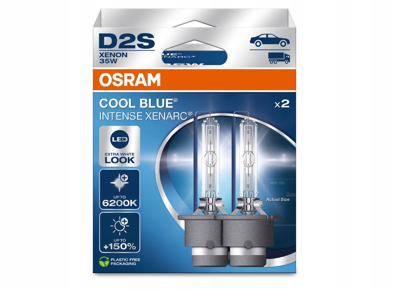 Osram Xenarc Cool Blue Intense Next Generation D2S, 35 W, P32d-2, 2ks