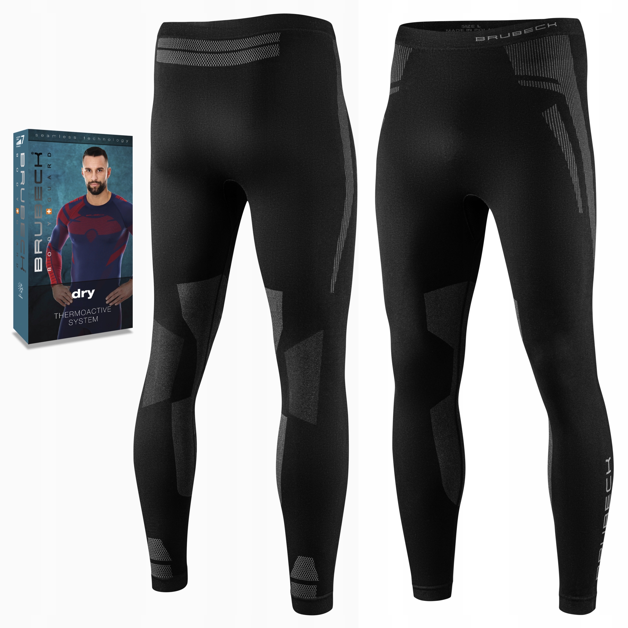 Pánské kalhoty Brubeck Dry rychleschnoucí Termoaktivní kalhoty XXL