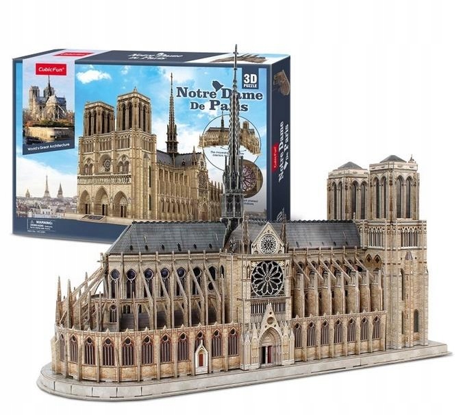 

Puzzle 3D Katedra Notre Dame