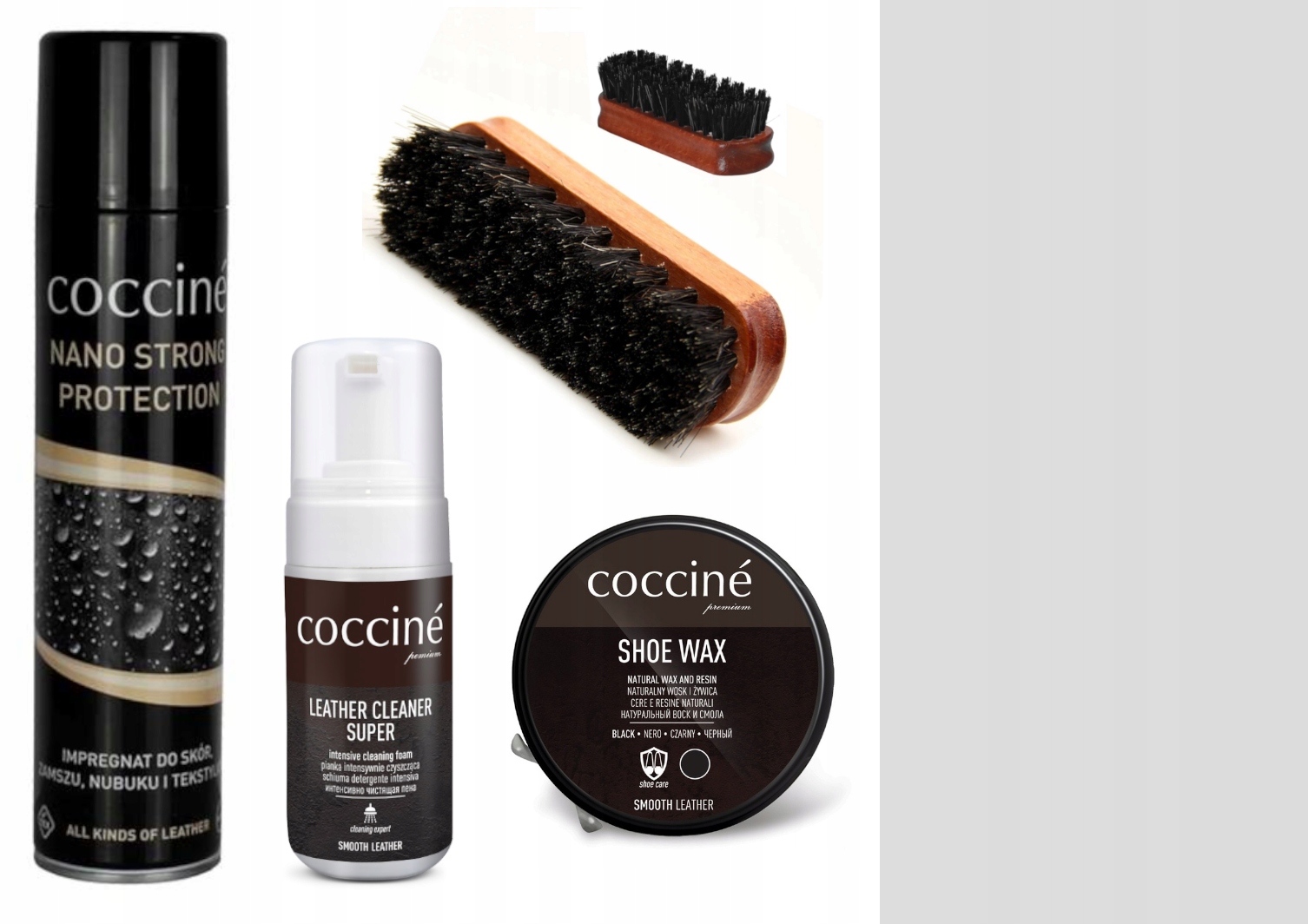 COCCINE BEZBARWNY ZESTAW DO RENOWACJI PIELĘGNACJI