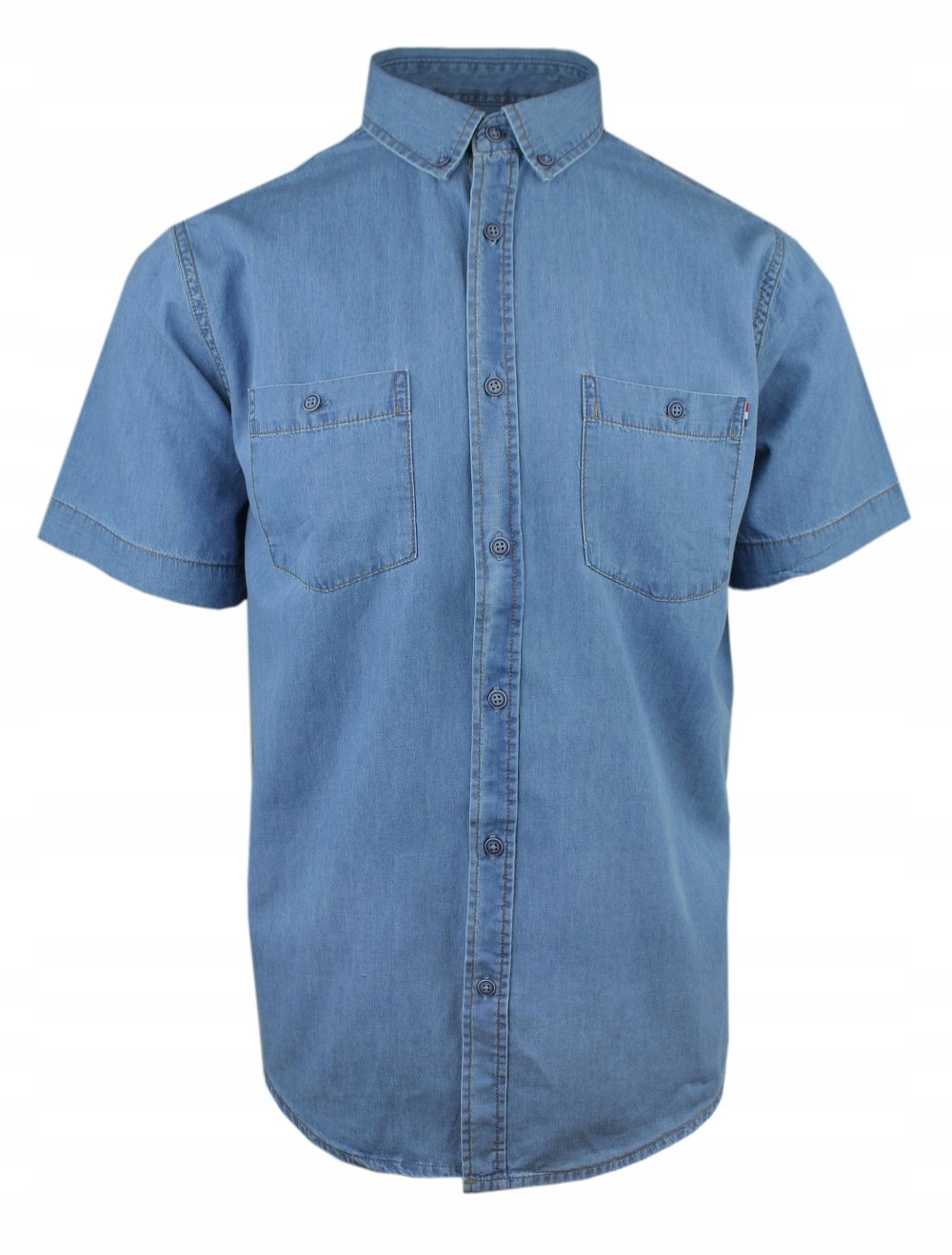 Každodenní pánská košile s krátkým rukávem Pako Jeans Modrá Jeans XL