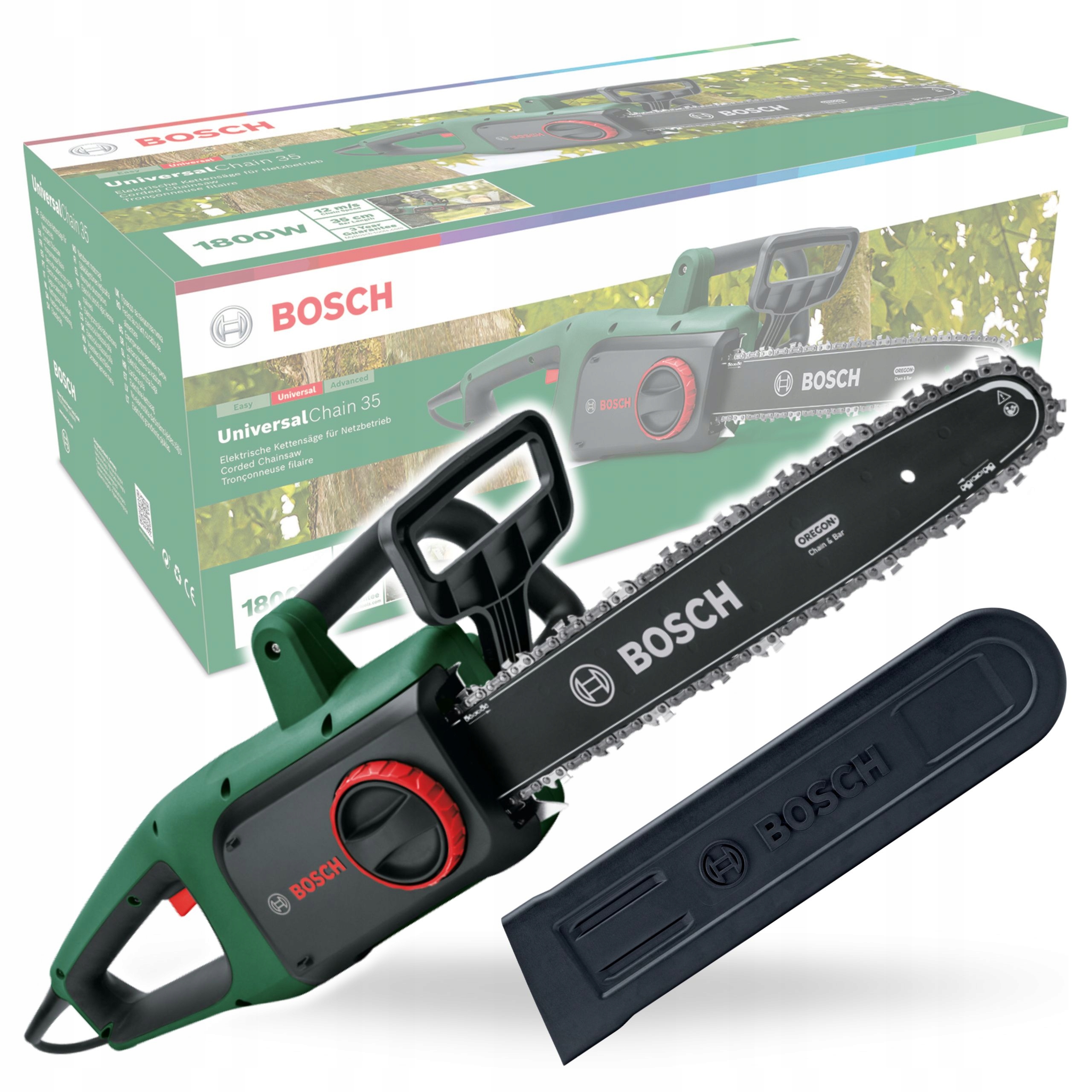 Bosch Diy UniversalChain 35 Sieciowa piła łańcuchowa 1800 W 06008B8303
