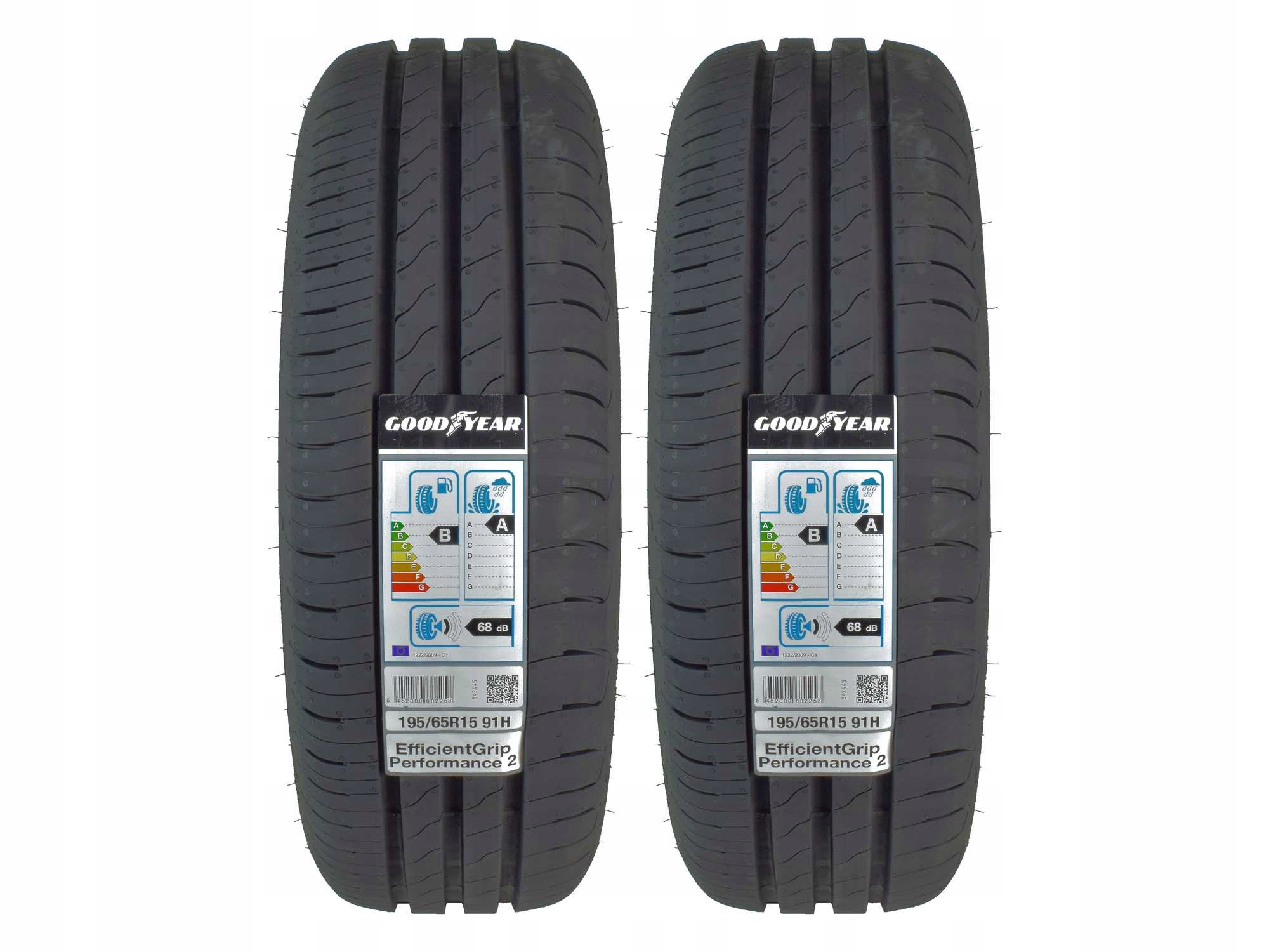 

2 Opony letnie 195/65R15 Goodyear Performance 2