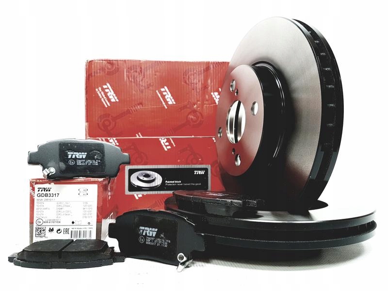 

Tarcze Klocki Trw Toyota Corolla E12 Jpn Przód