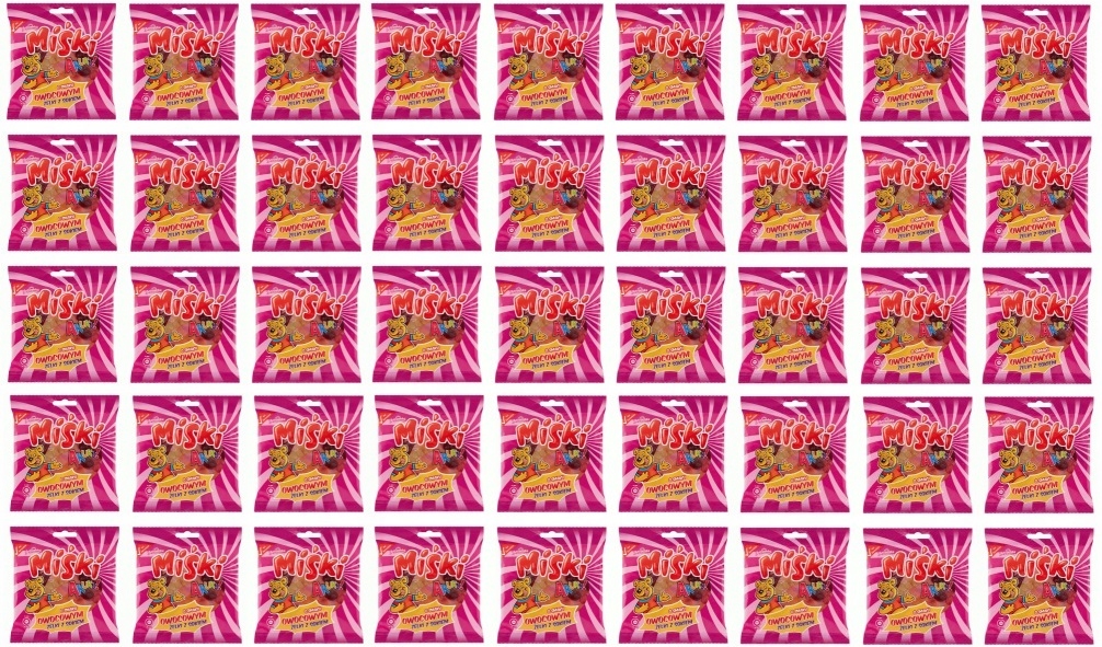 Levně 45 x 90 g Jutrzenka Gumoví Medvídci s ovocnou příchutí Karton