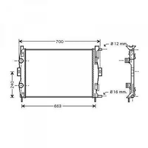 Chłodnica Renault Megane Ii 11.2002-