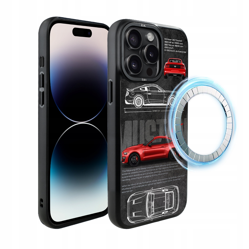 Pouzdro pro iPhone 14 Pro Max Ibizu DropGuard Matt s MagSafe, Gt V8 „Coyote“