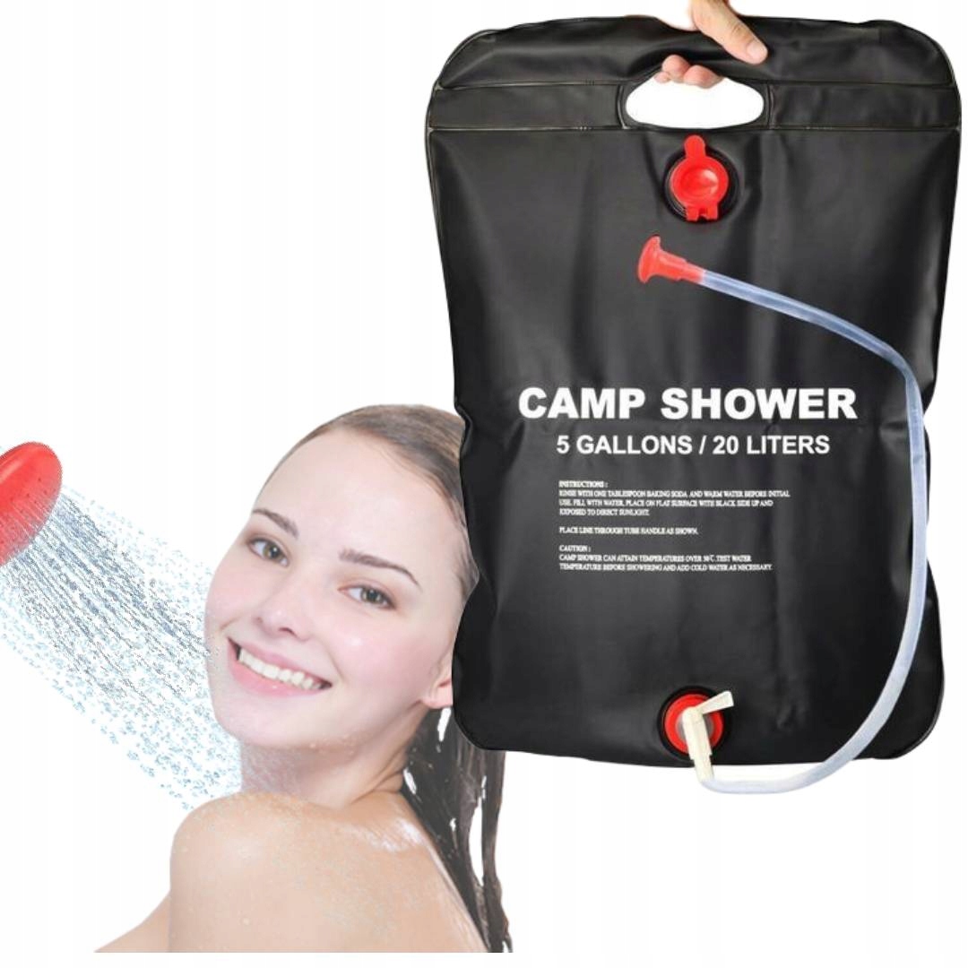 

Prysznic Solarny Kempingowy Turystyczny Namiot 20L