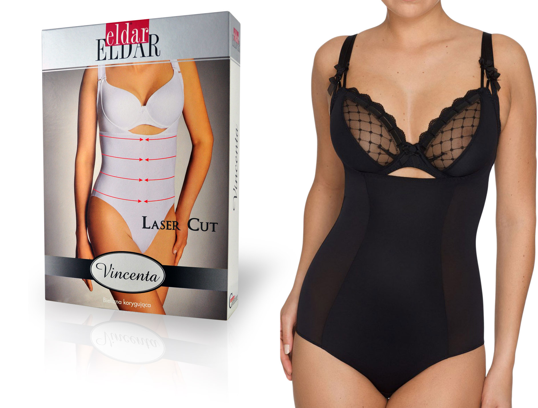 

body wyszczuplające Eldar Vincenta , Czarne , S