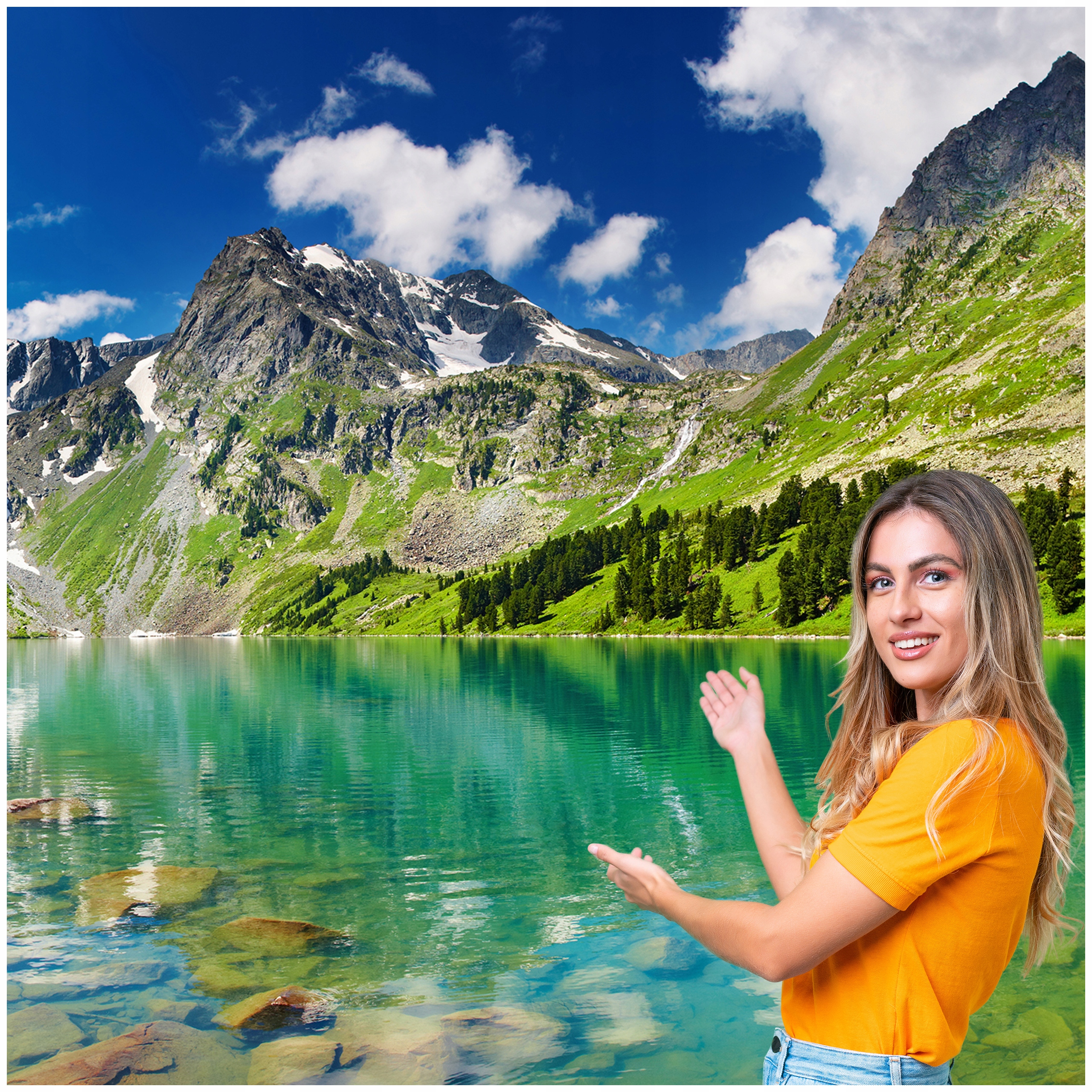 Fototapeta 3D Obývacia Izba Spálňa Hory Les Príroda Krajina 490x260 F GLNK05