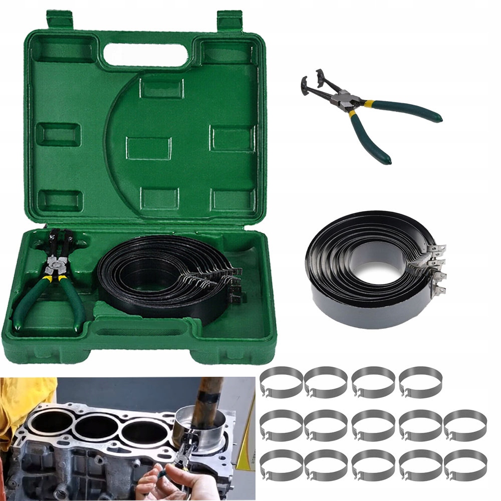 Sada Pro Montáž Pístních Kroužků Kleště Ø 62-145 mm