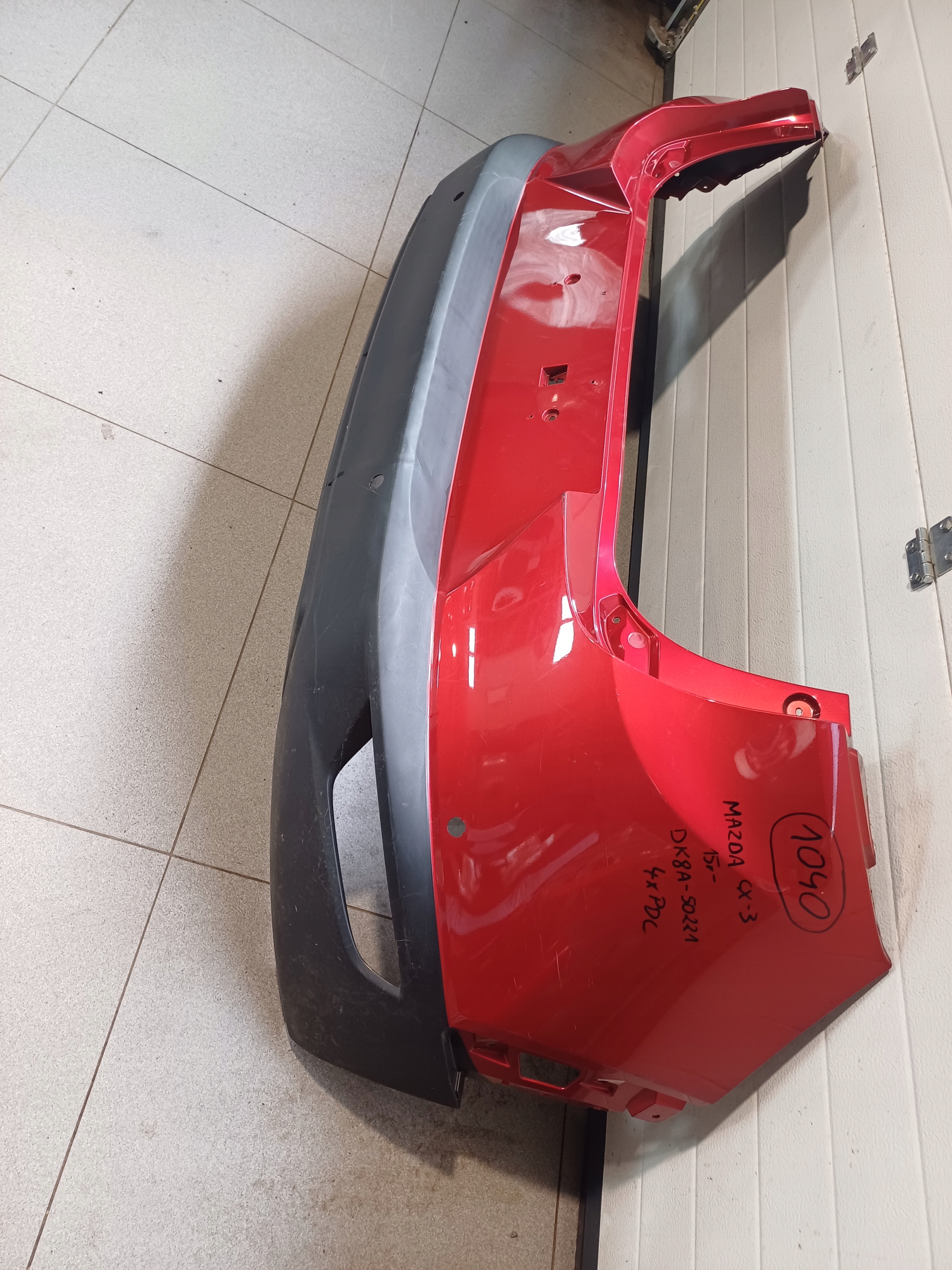 bumper rear part rear MAZDA CX3 15R- DK8A-50221 4 X PDC