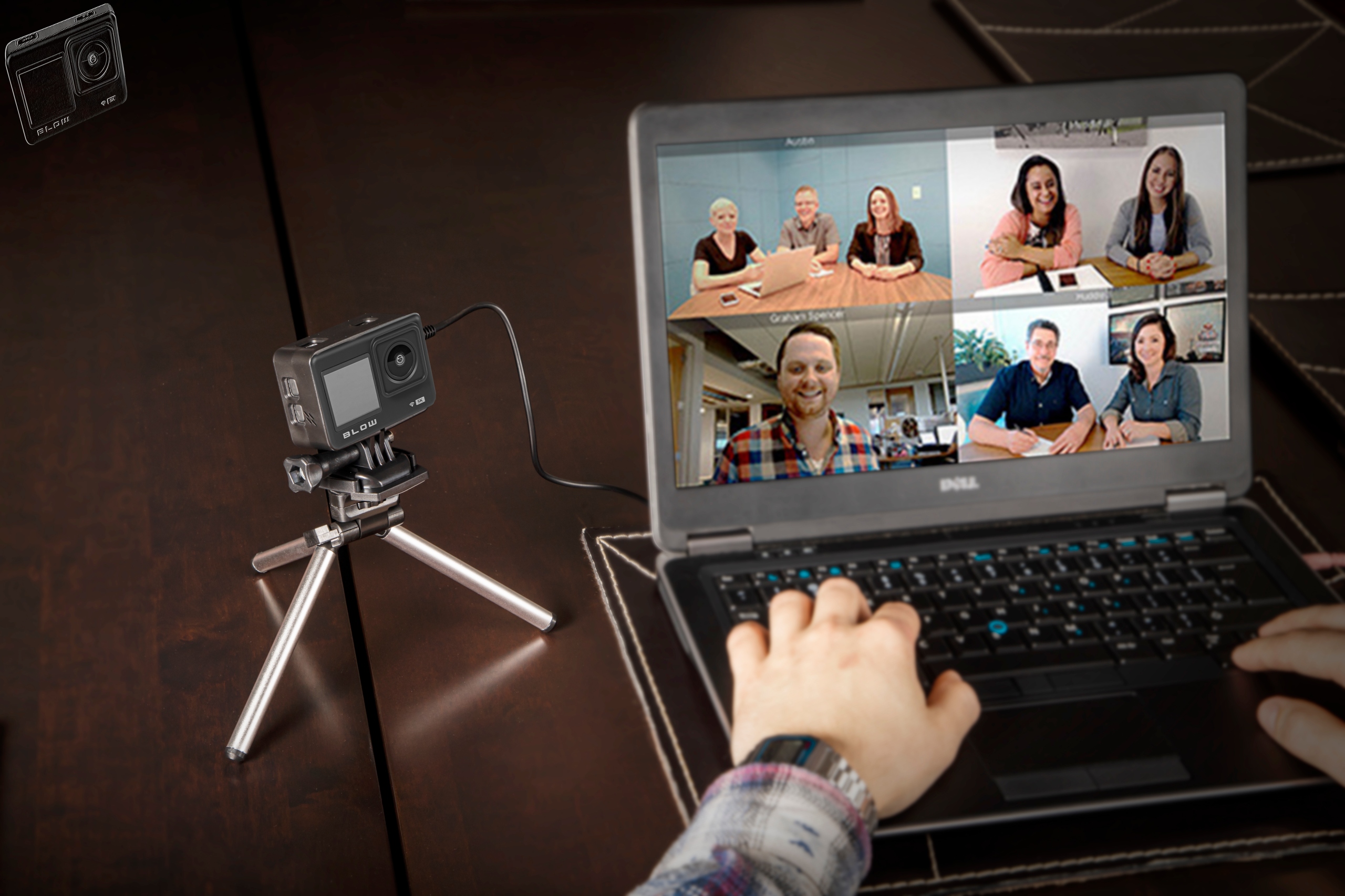 KAMERA SPORTOWA GO PRO4U 4K WIFI USB UHD SZELKI OPASKA UCHWYTY AKCESORIA Model GoPro4U 5K 30FPS 4K 60FPS