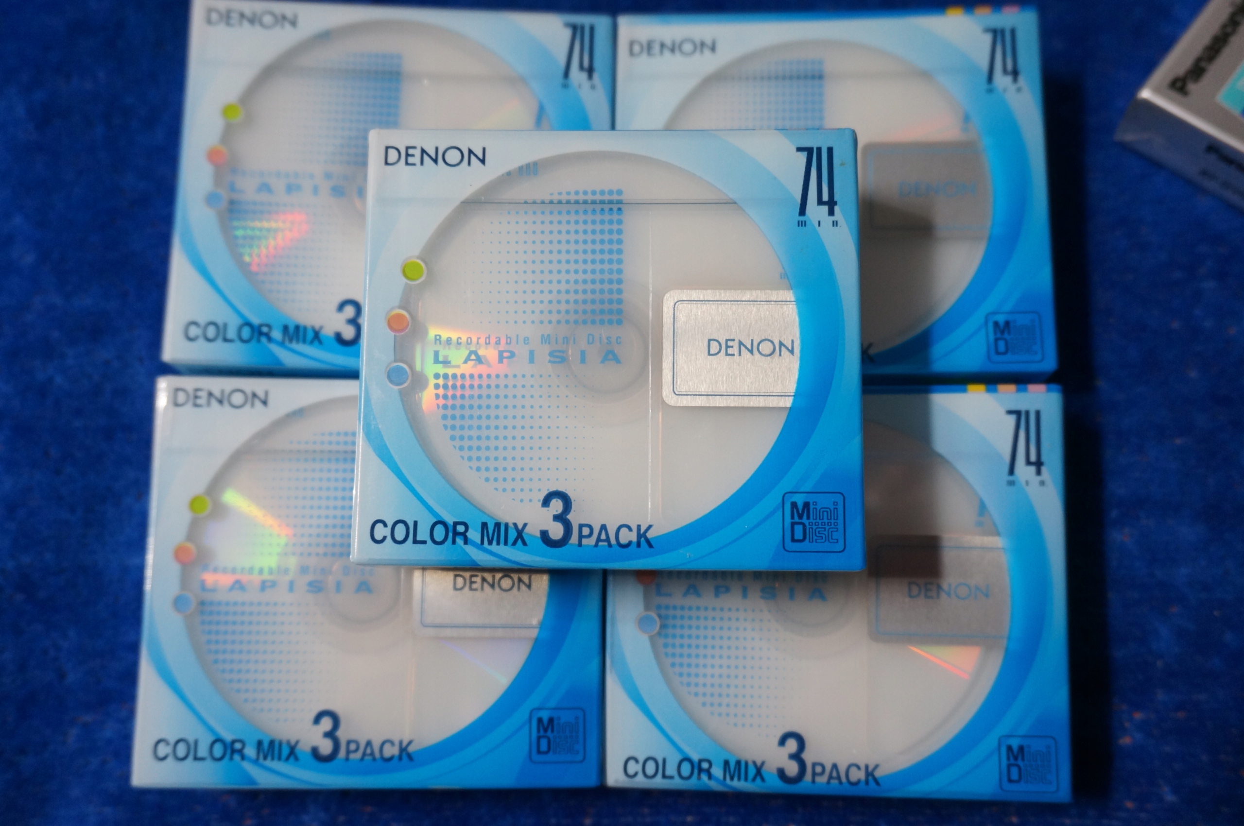 Mini Disc MD DENON Lapisia 74 3-Pack COLOR MIX Kod producenta T490