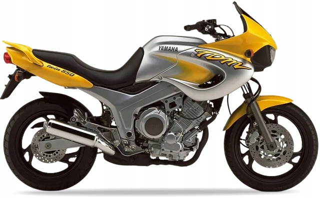 Samolepky Na Motocykl Juula Pro Yamaha Tdm 850 1996-1998 Šedé 3 Žluté