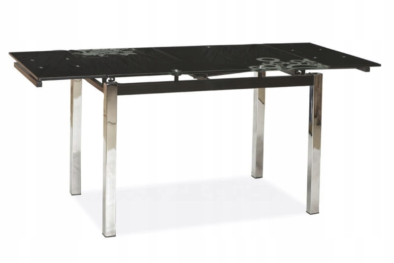 STÓŁ SZKLANY NOWOCZESNY GD-017 CZARNY SIGNAL
