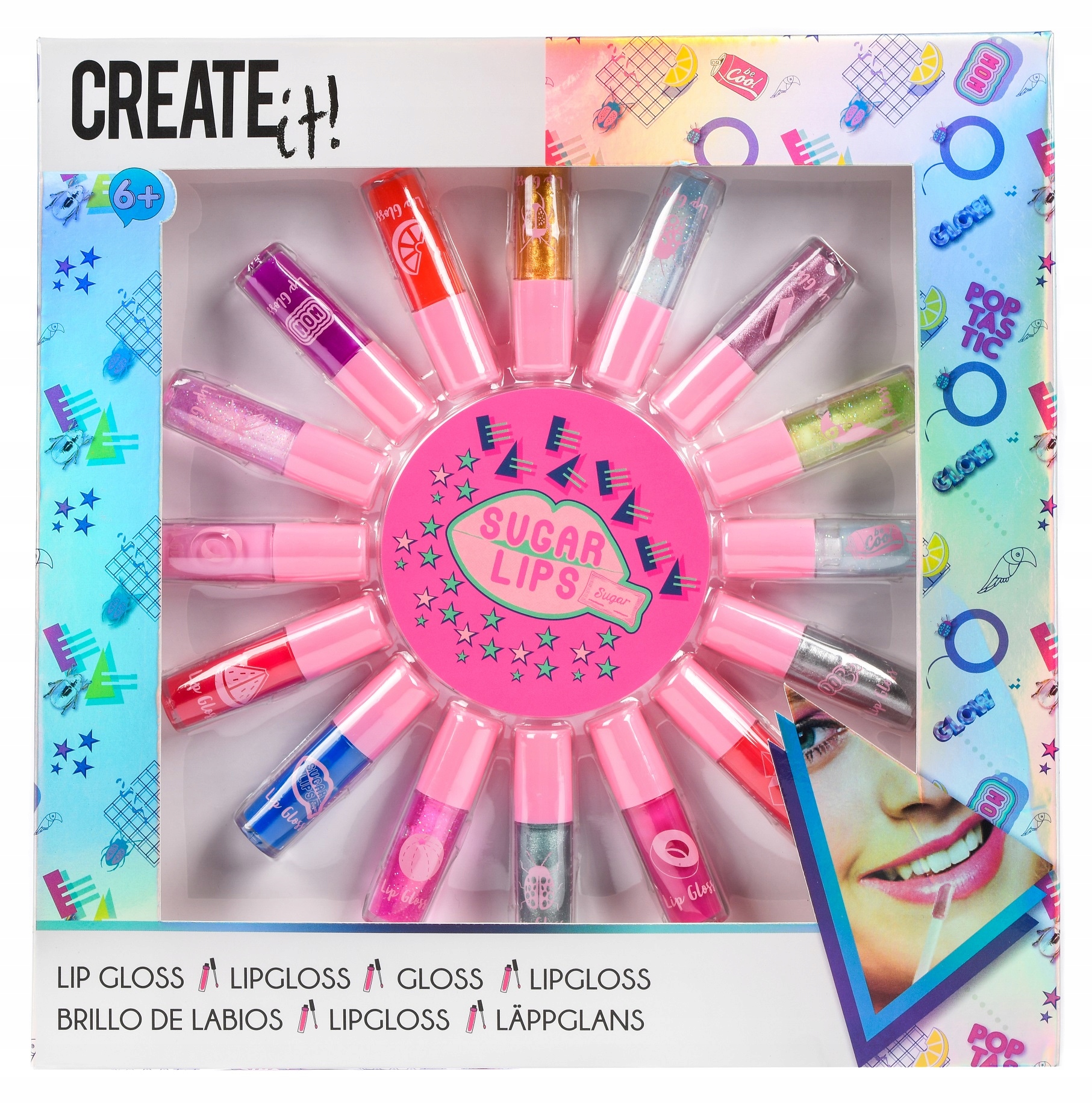 

Create It! Mini Błyszczyki do ust Pomadka 16 kolor