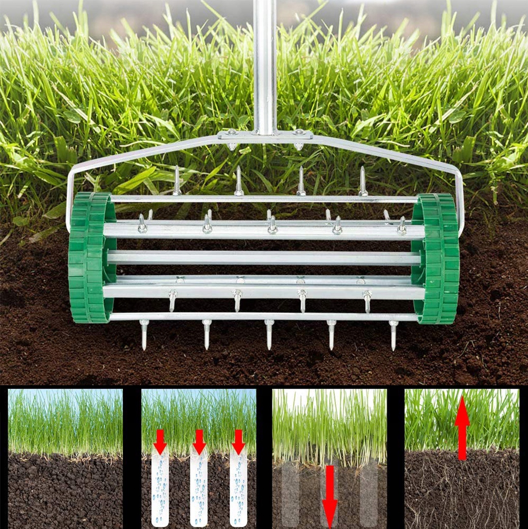 AERATOR WERTYKULATOR AREATOR OBROTOWY Do TRAWNIKA Głębokość robocza max 45 mm