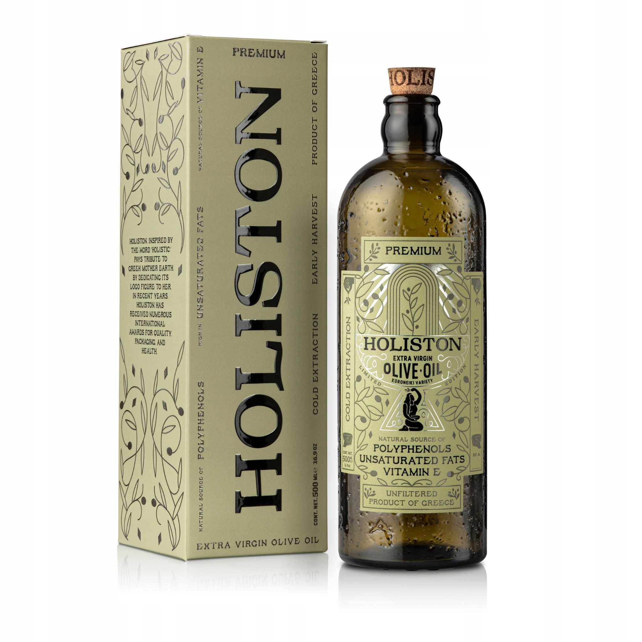 Holiston extra panenský olej Premium s Rhodosem Phenolic 500 ml