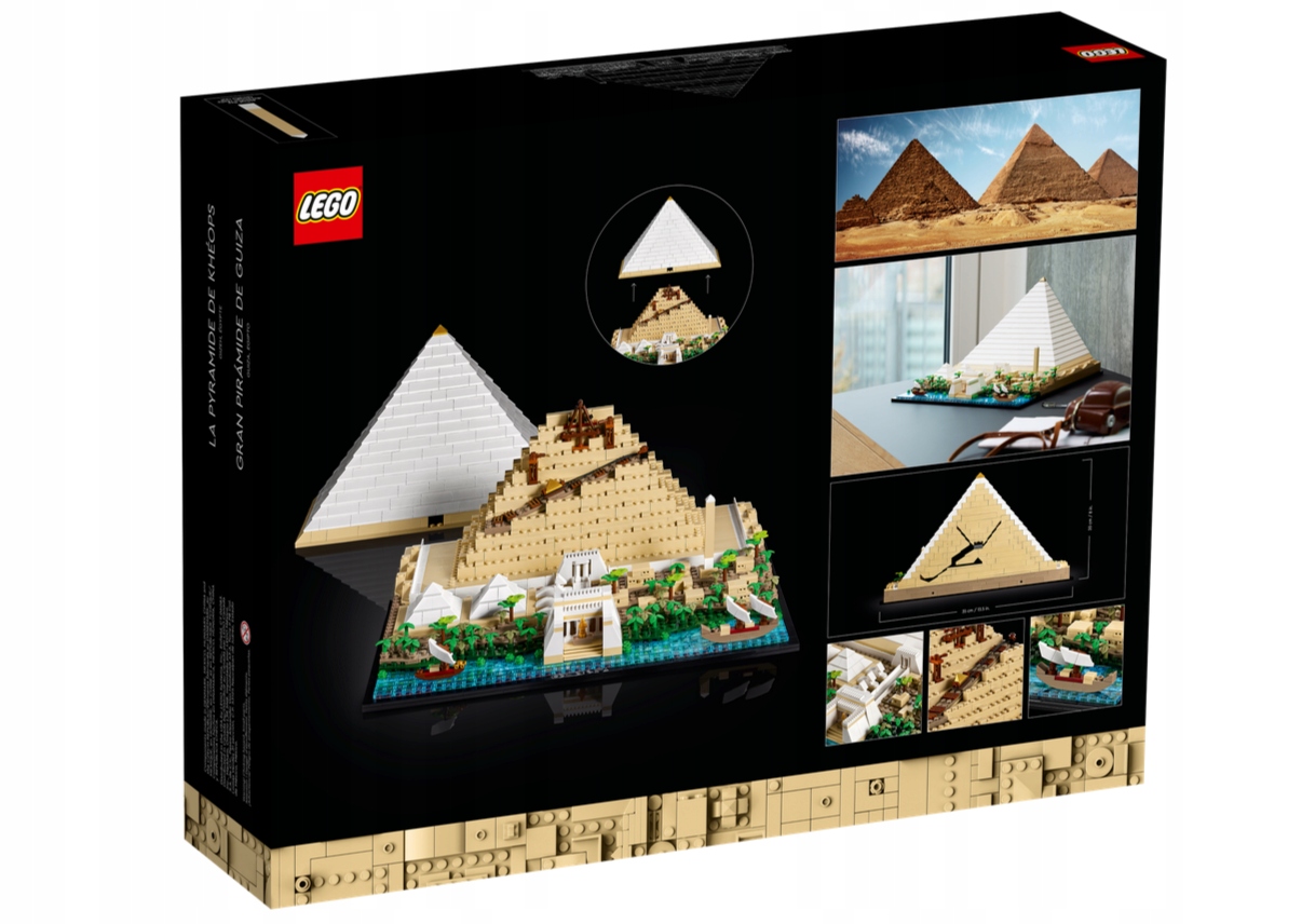 LEGO Architecture 21058 Piramida Cheopsa Płeć chłopcy dziewczynki