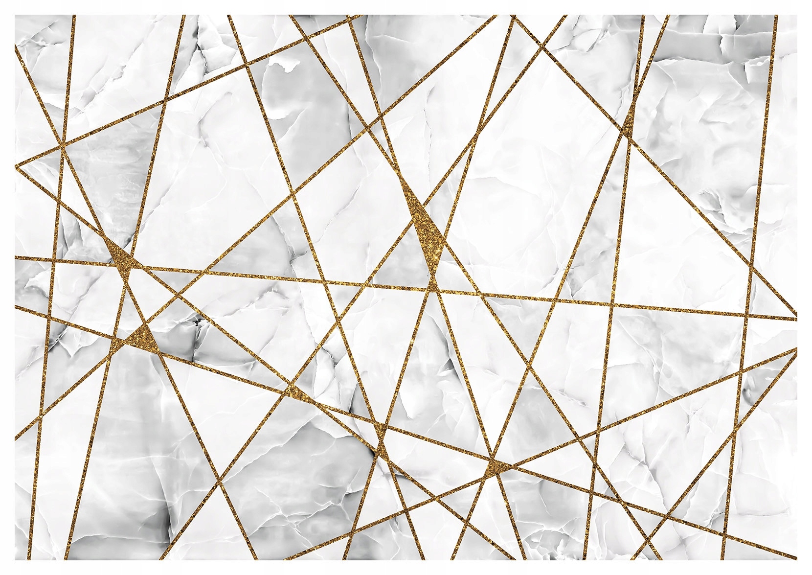 Fototapeta Zlatý mramor Geometrická abstrakce Vinylový styl 254x184 lepidlo