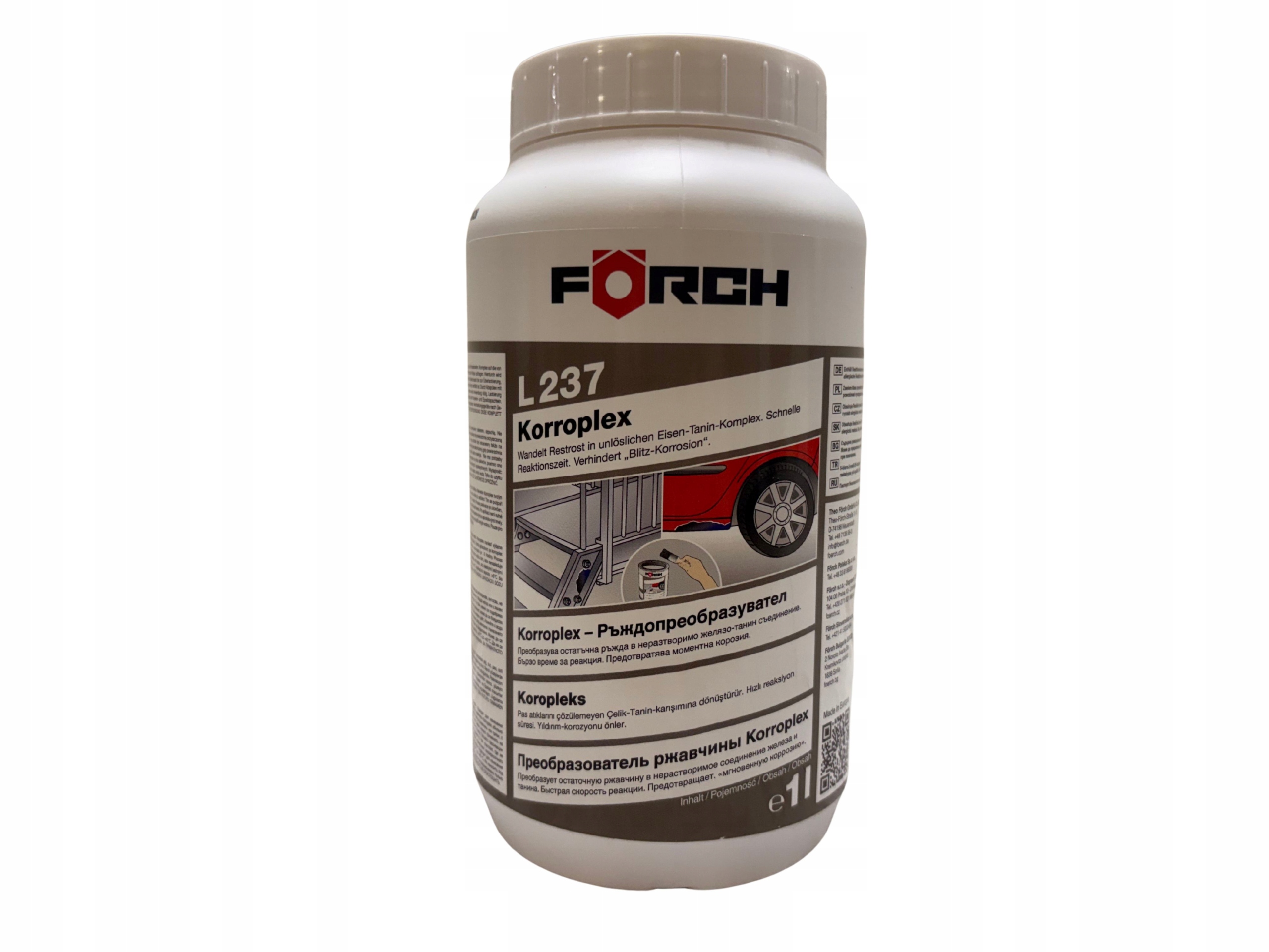 FORCH L237 PREPARAT ANTYKOROZYNY KORROPLEX 1L 4028203230020 za 114 ...