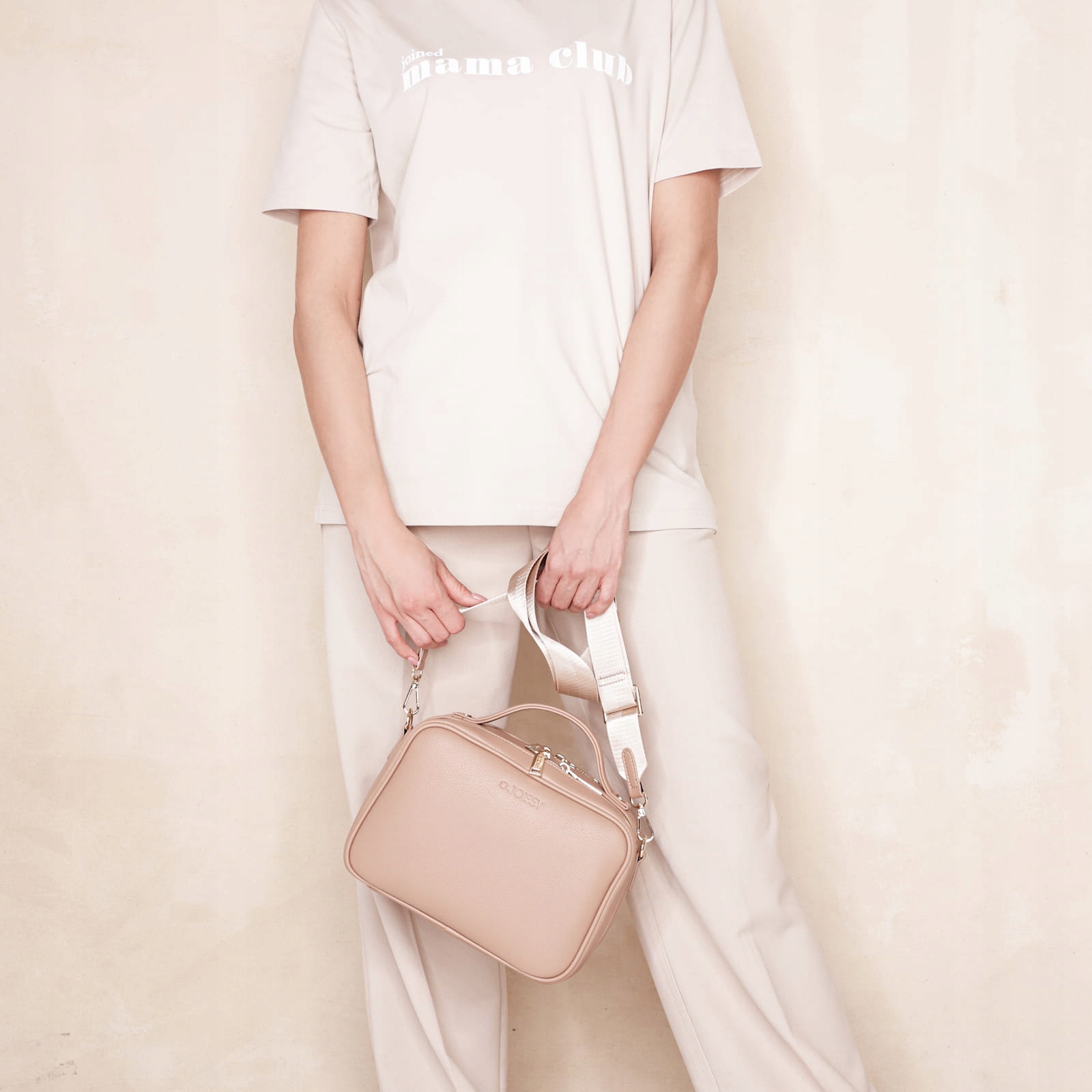 JOISSY TORBA ORGANIZER DO WÓZKA DLA MAMY VERA BEIGE Kolor beżowy