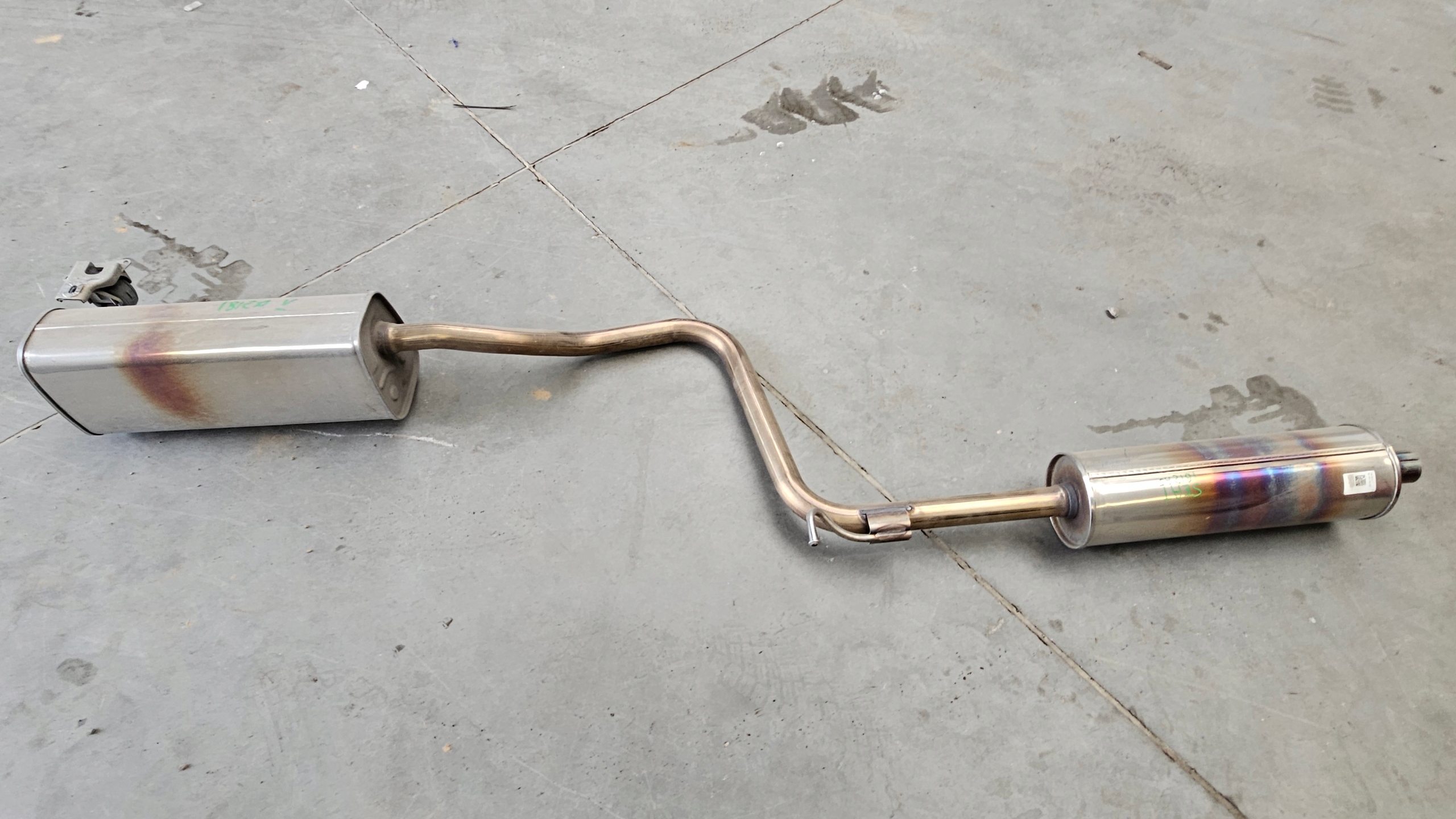 SEAT IBIZA V 2018 1.0TSI pipe exhaust pipe TLUMIK