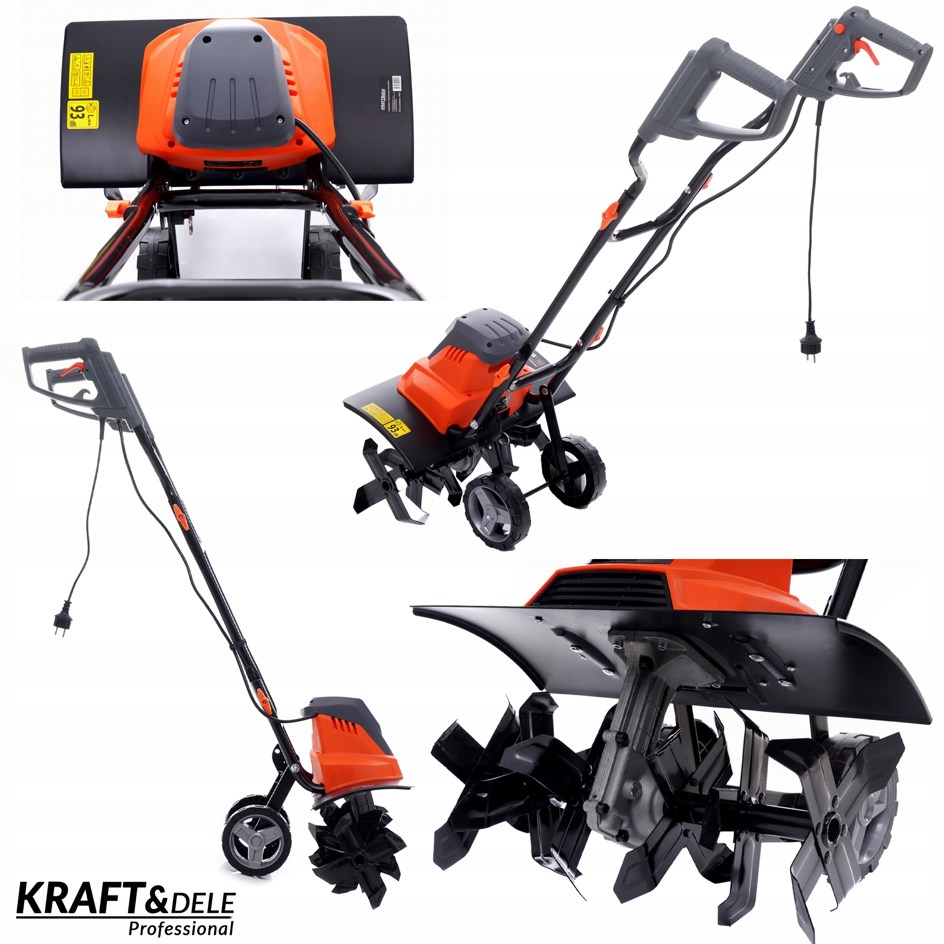 Kultivátor 230V 2200W 45 cm Kraft&Dele