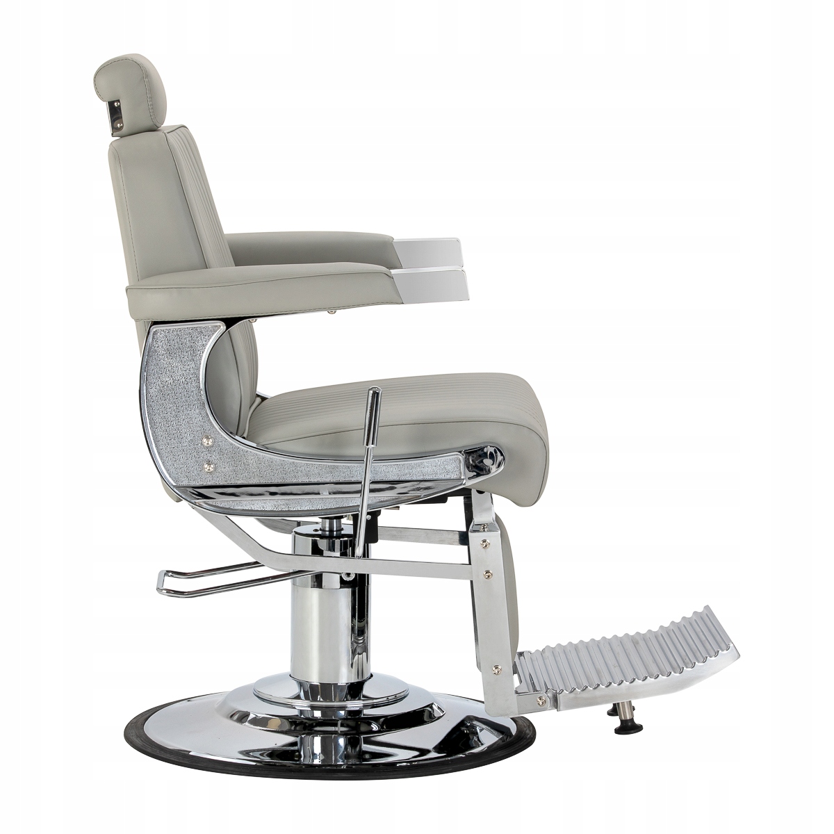 Barberské křeslo Gabbiano Visionerio šedé