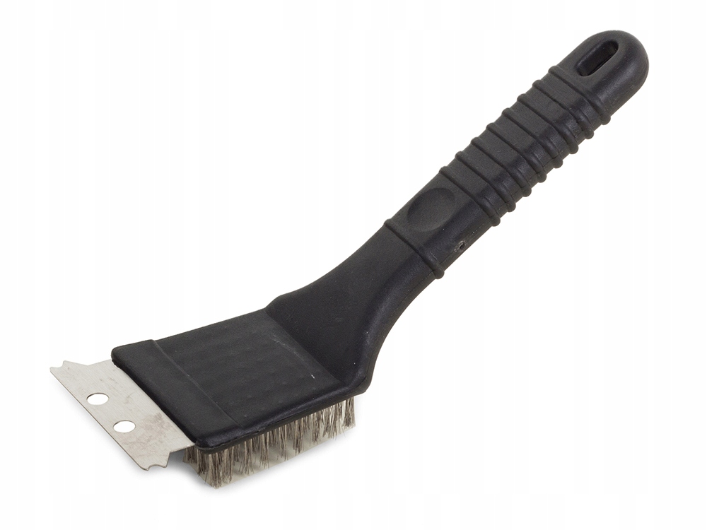 SZCZOTKA METALOWA SKROBAK DO CZYSZCZENIA CZYŚCIK GRILLA RUSZTU 2w1 MOCNA Długość całkowita 21.5 cm