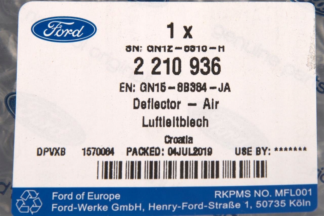 DEFLEKTOR KIEROWNICA POWIETRZA ECOSPORT MK2 2017- Typ samochodu Samochody osobowe