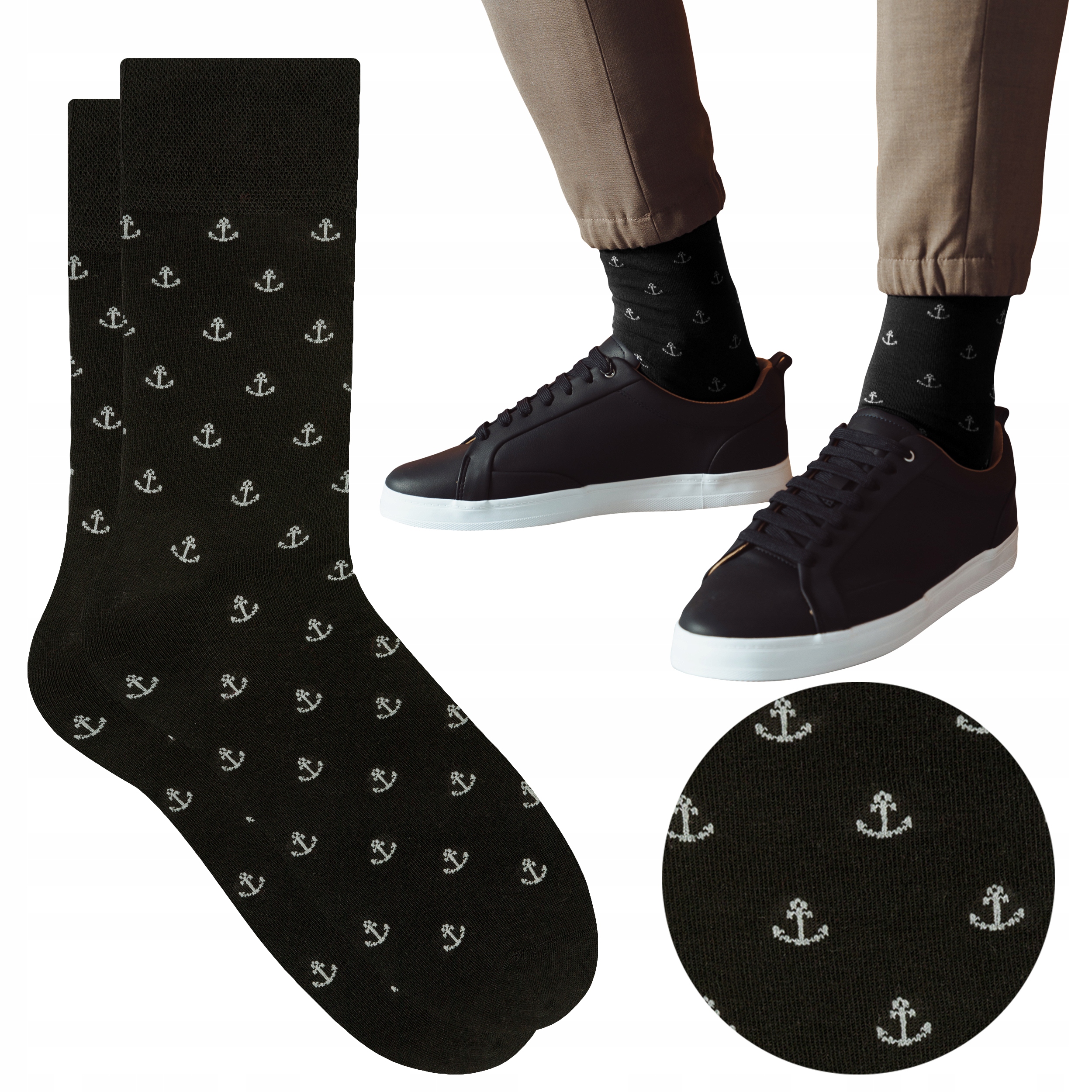 

Steven 056 Skarpety Garniturowe IC167 Czarny 42-44