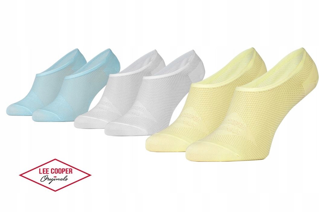 

Stopki Baleriny Lee Cooper 3-pak Kolorowe 36-42