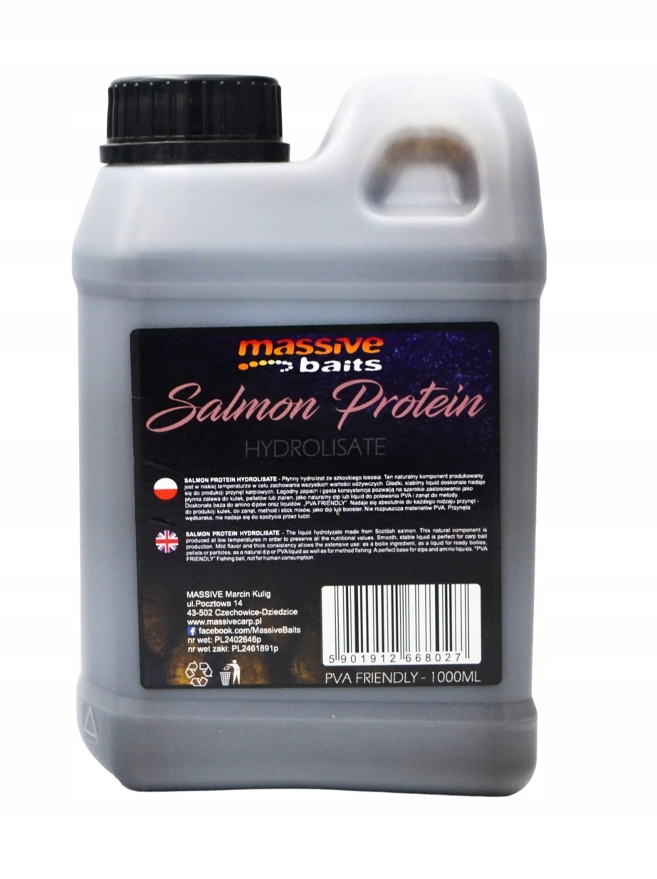 Liquid Massive Baits Salmon Protein Hydrolisate (1000ml)