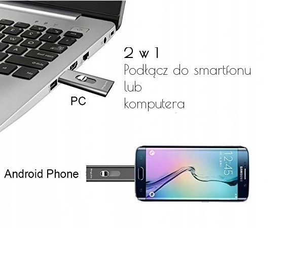 Pendrive dyktafon 8GB 2 w 1 aktywacja głosem OTG Marka Inna