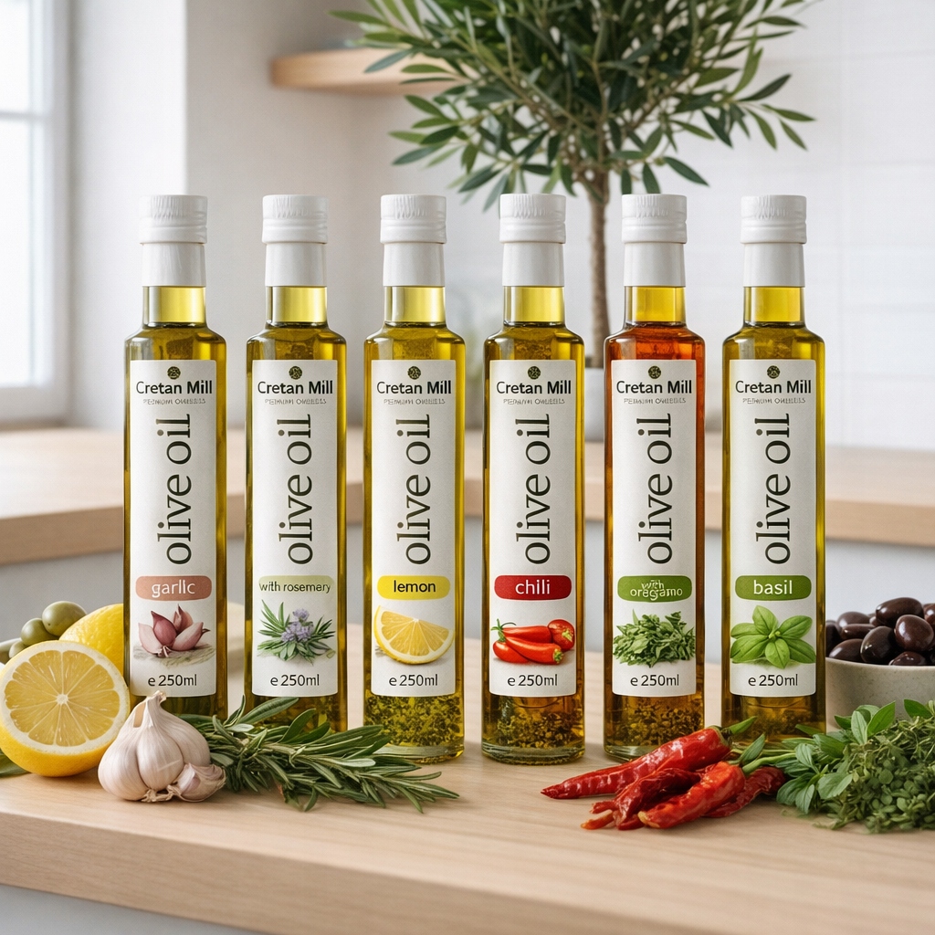 Levně Olivový Olej Pure Řecké Bylinné Oleje 6x250ML Svařovací