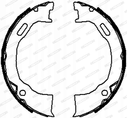 ZESTAW SZCZĘK HAMULCOWYCH, HAMULEC POSTOJOWY Stan opakowania oryginalne