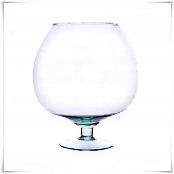 

Wazon eco szkło kielich świecznik szklany 23cm