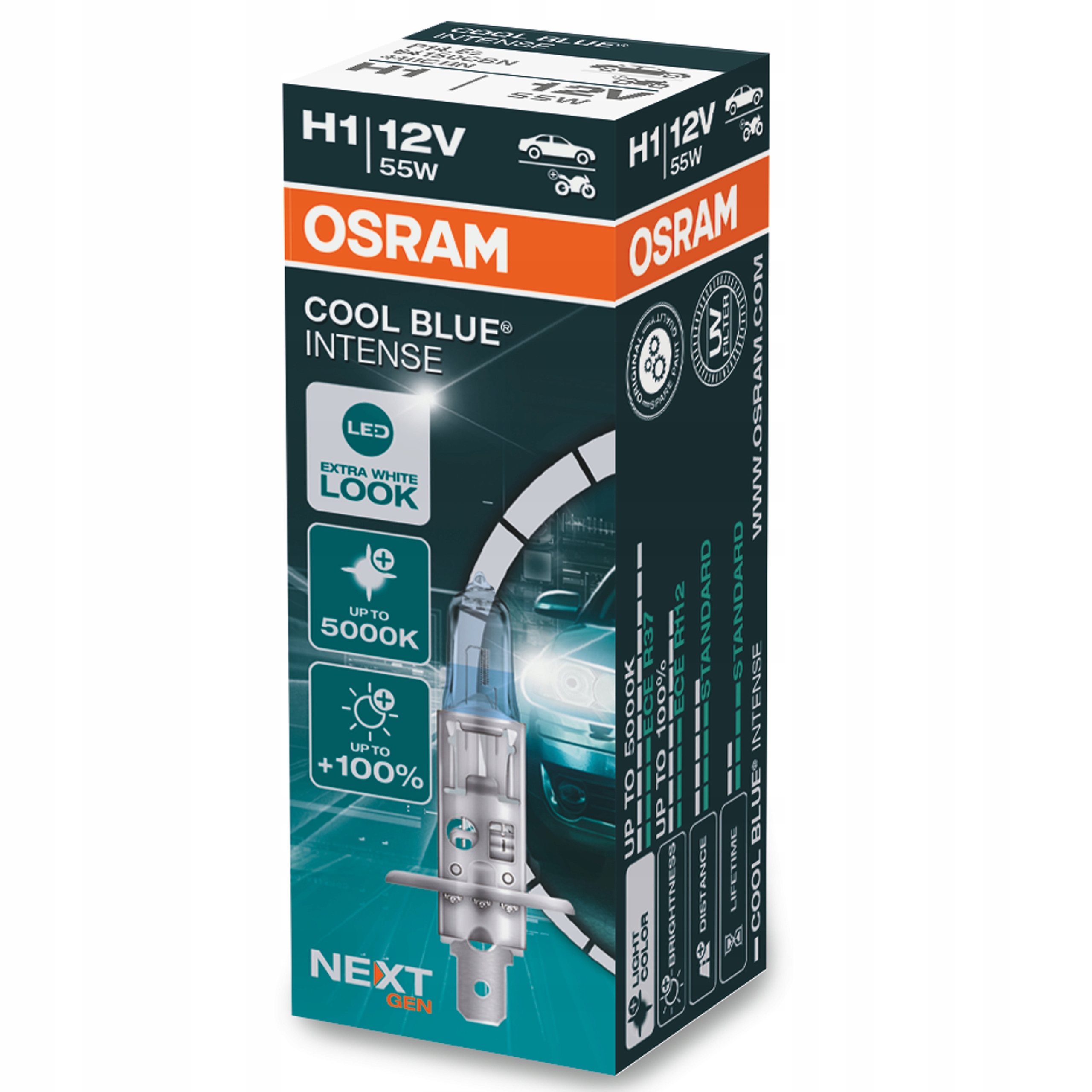 

Osram H1 Cool Blue Intense Next Gen Nowa Generacja