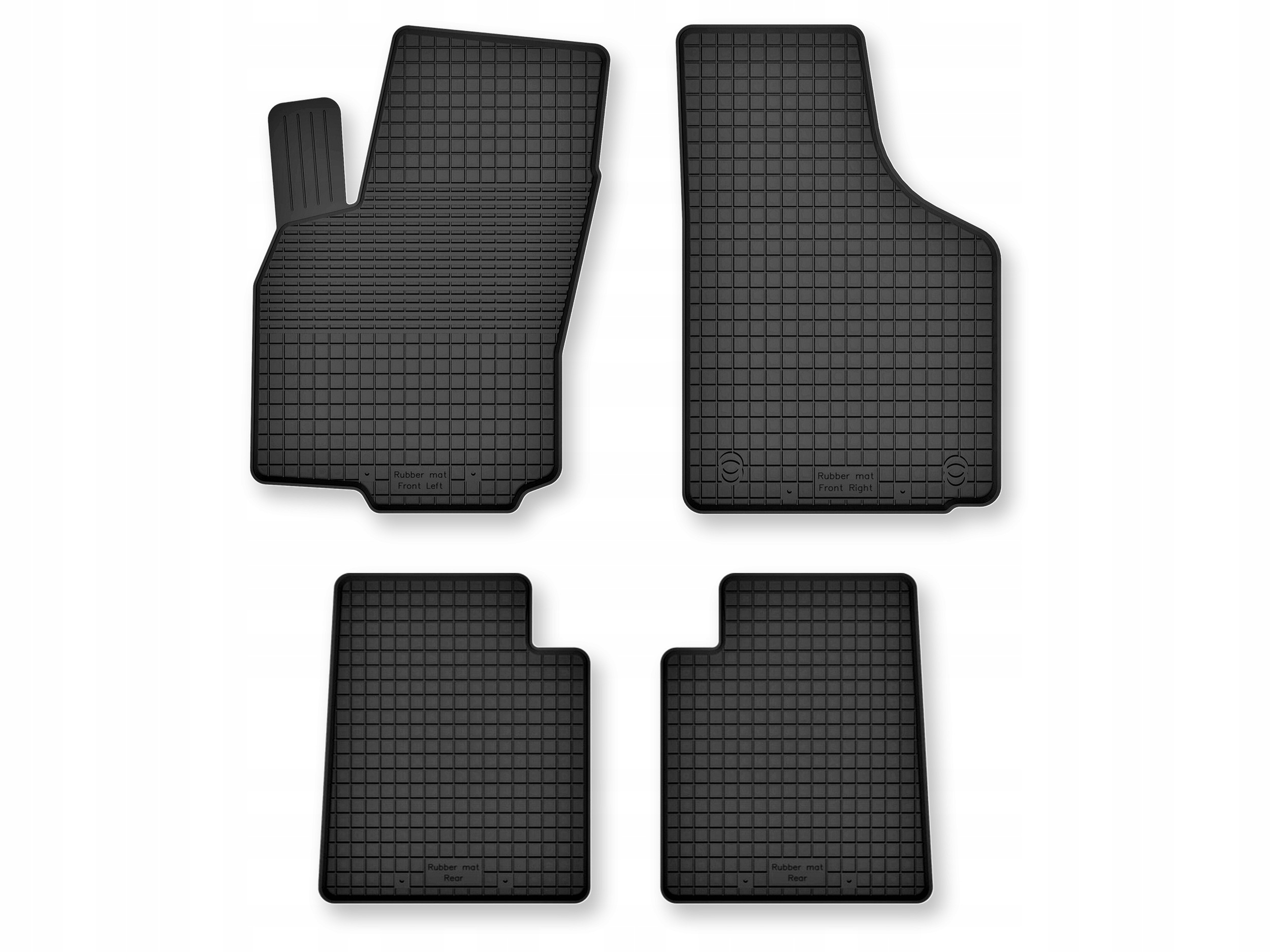Dywaniki gumowe do Renault Twingo I 1993-2006 komplet 4 szt. bez stoperów