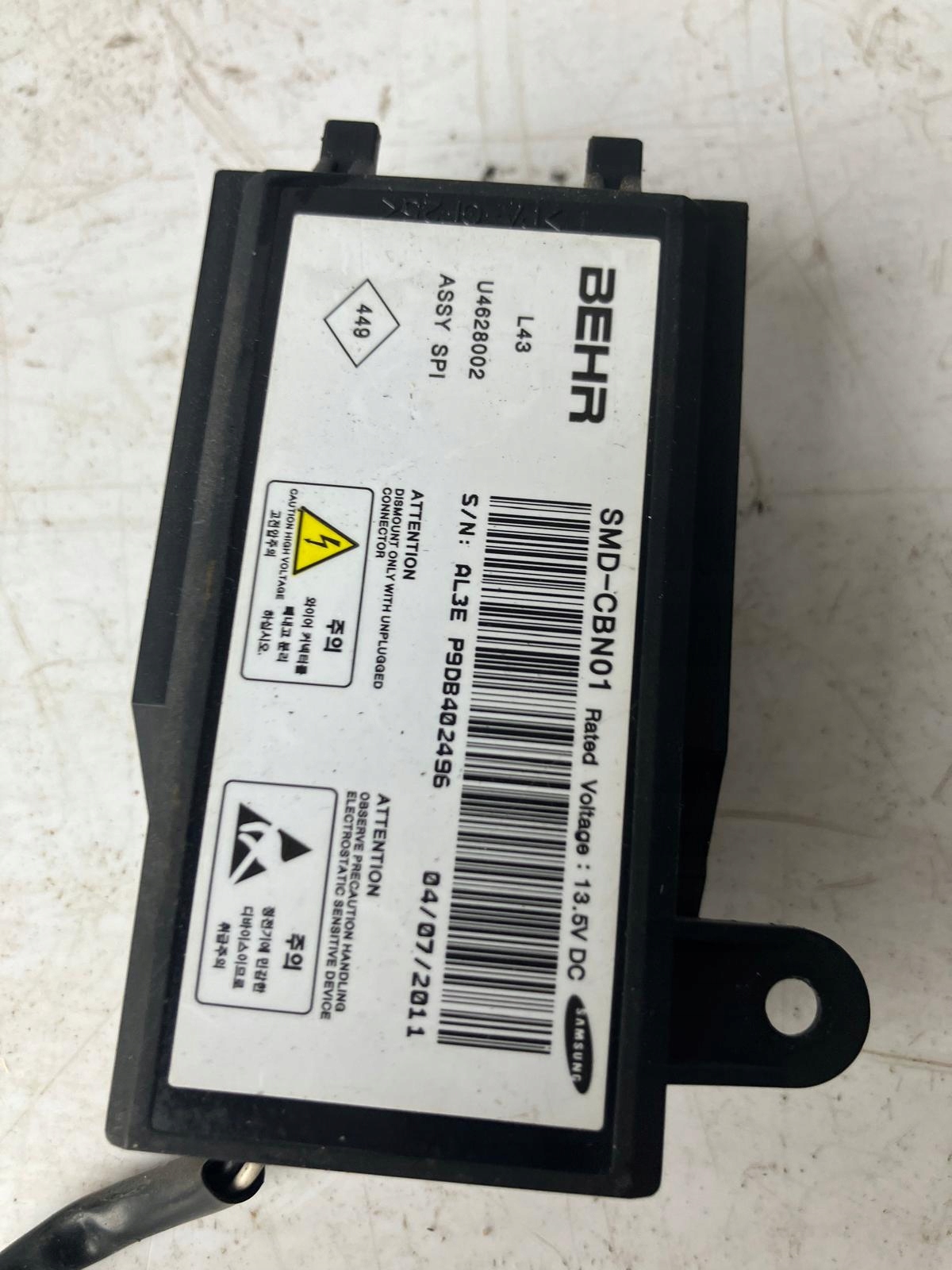 module control unit of the heating RENAULT LATITUDE U4628002 SMD-CBN01