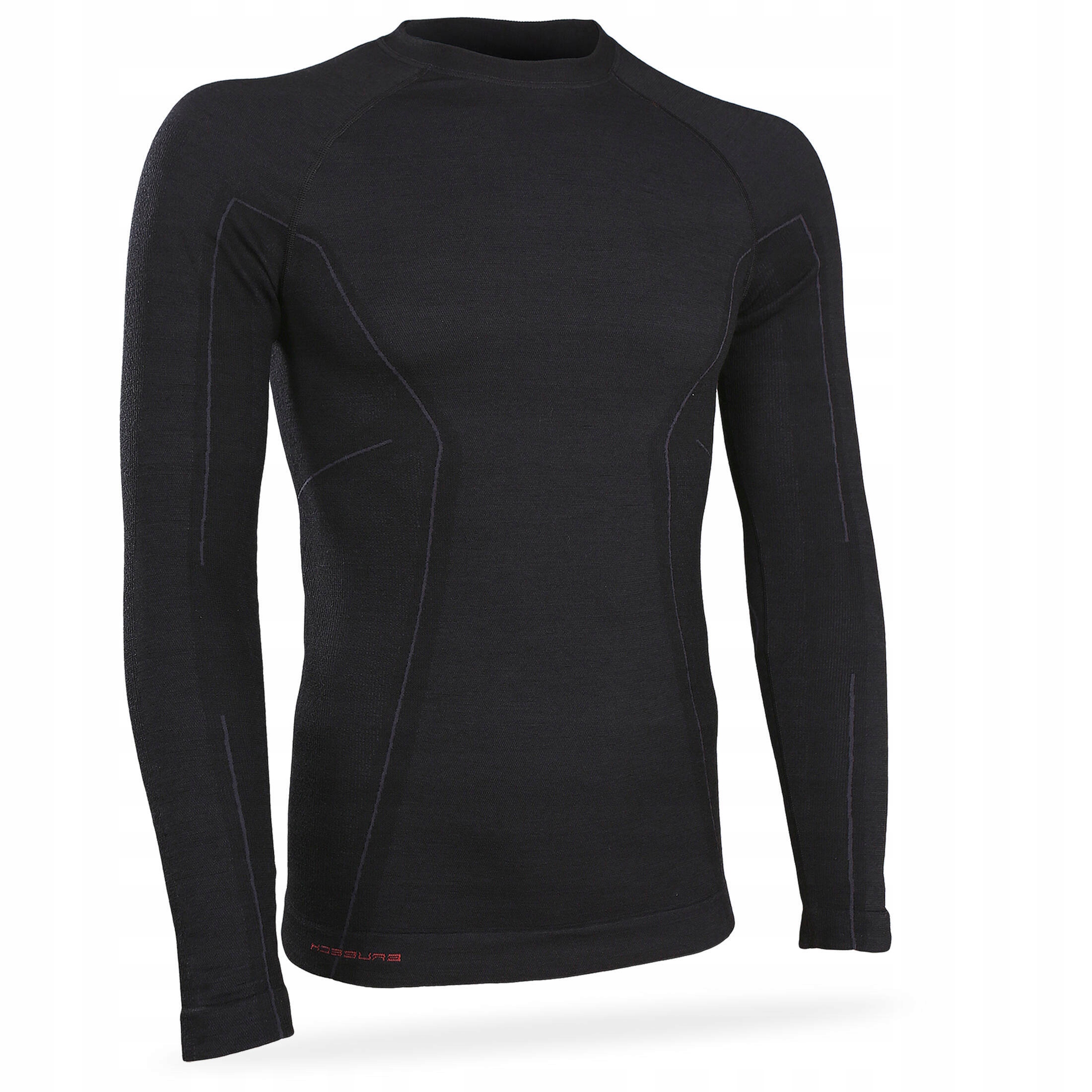 Ciepła bielizna termoaktywna bluza trekkingowa na narty Brubeck Merino L