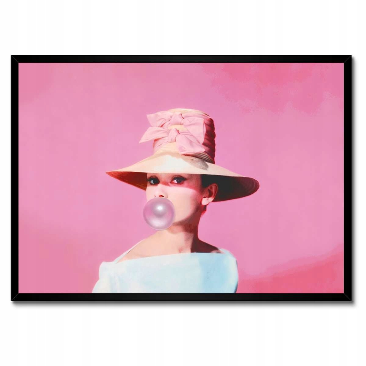 Plakáty v rámu 70x50 Audrey Hepburnová Balónovka