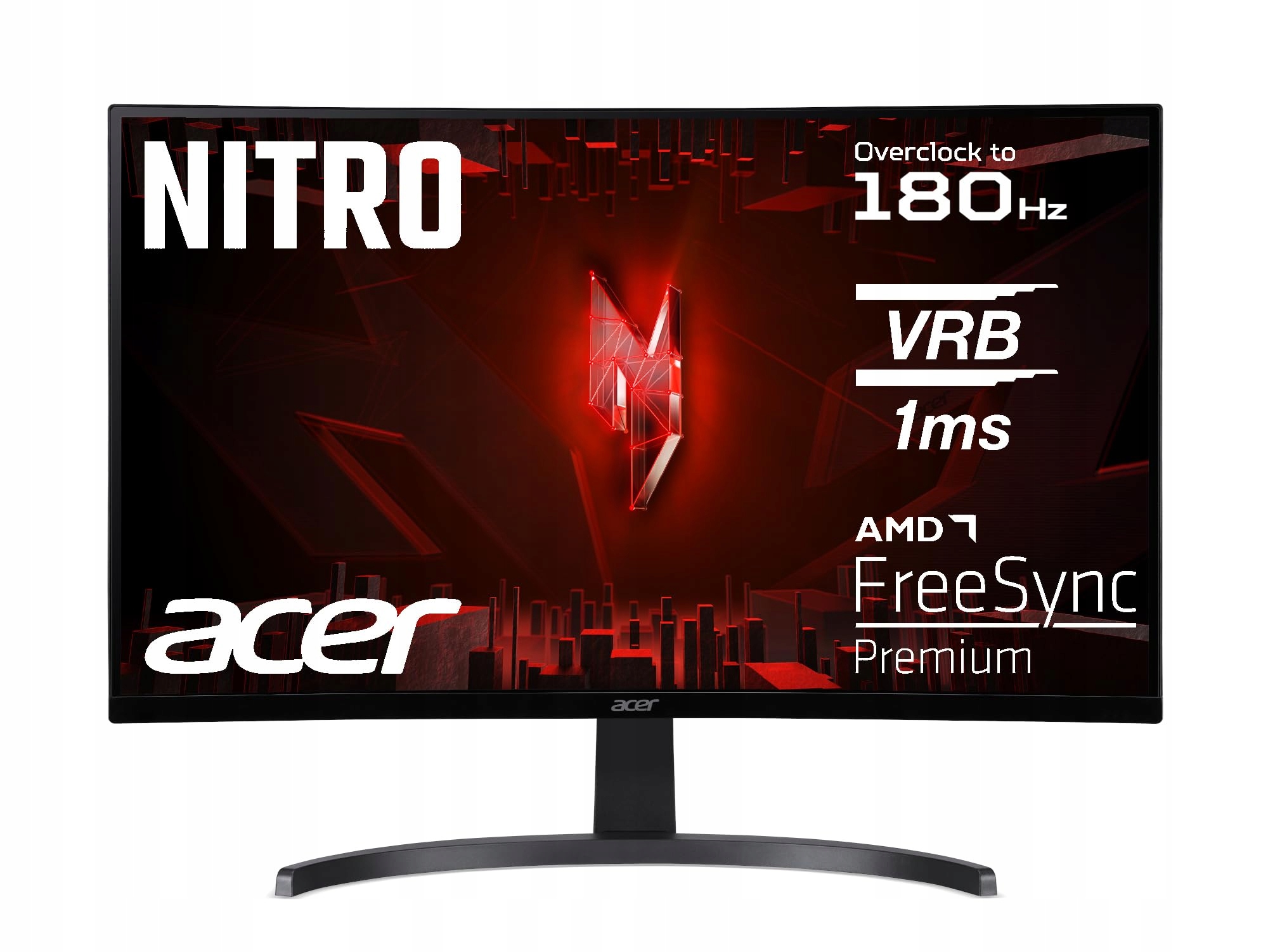 Monitor LCD Acer Nitro ED273 S3bmiipx 27 " 1920 x 1080 px Curved