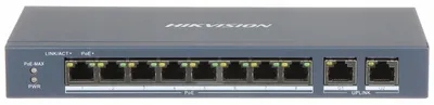 Switch Poe DS-3E0310P-E/M 10-PORTOWY Hikvision