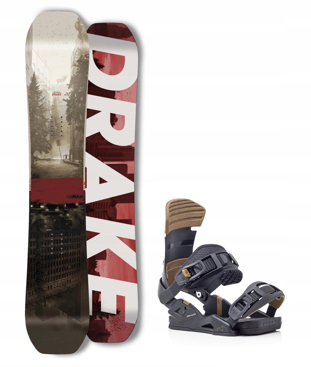 Установите сноуборд Drake Urban 154 перезагрузка