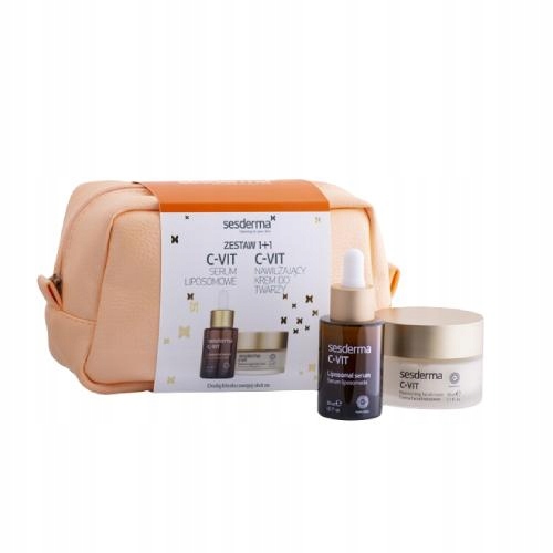 

Sesderma C-Vit zestaw Krem Serum torebka Twarz